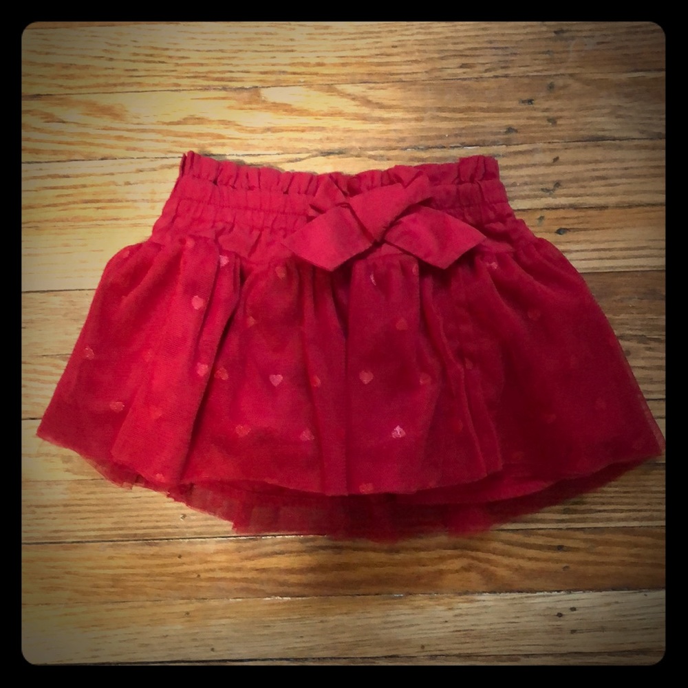 babyGap red party skirt! - sz 3-6 months